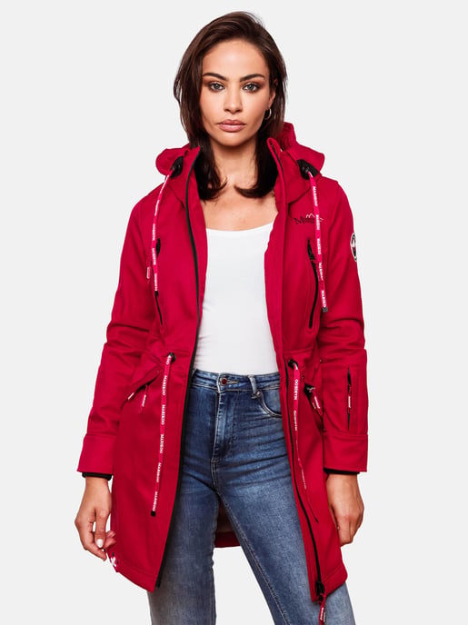 Marikoo Damen Softshelljacke – Racquellee mit Kapuze & Fleecefutter - Image 2