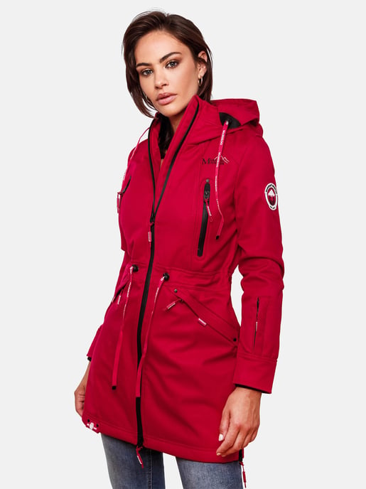 Marikoo Damen Softshelljacke – Racquellee mit Kapuze & Fleecefutter - Image 3