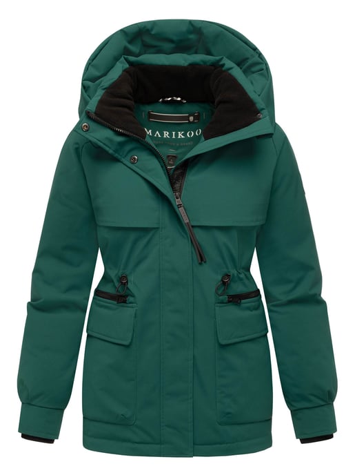 Marikoo Damen Winterjacke Shigaraa mit abnehmbarer Kapuze & Magnettaschen - Image 1