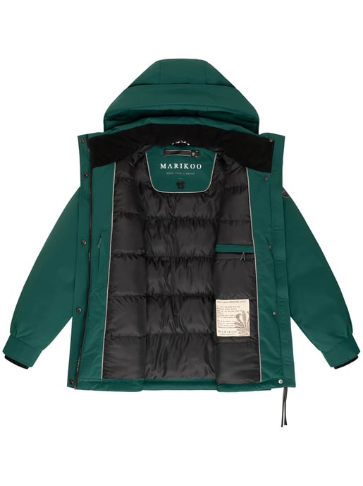 Marikoo Damen Winterjacke Shigaraa mit abnehmbarer Kapuze & Magnettaschen - Image 4