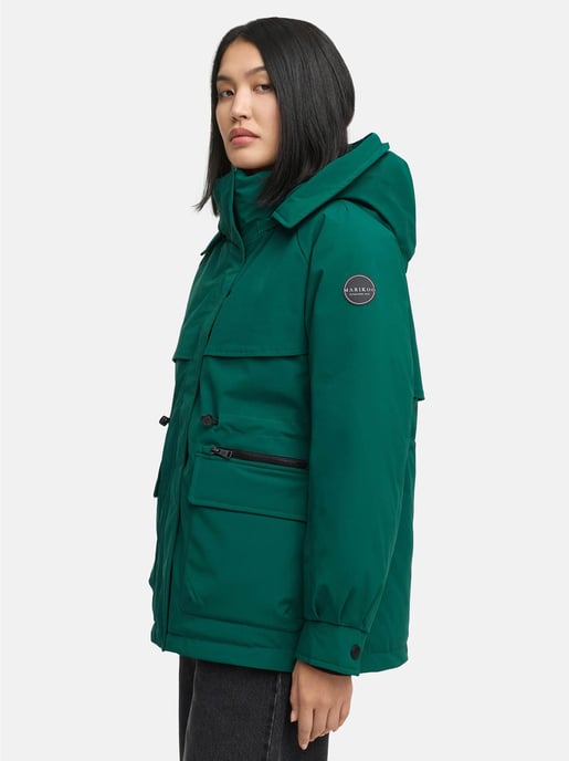 Marikoo Damen Winterjacke Shigaraa mit abnehmbarer Kapuze & Magnettaschen - Image 6