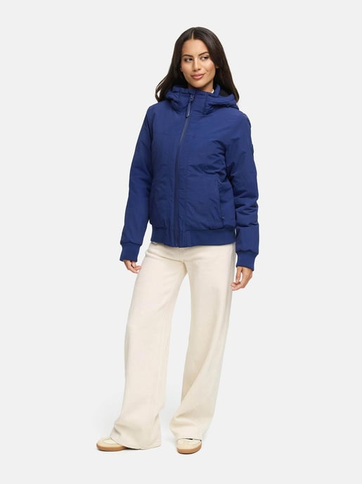 Marikoo Damen Winterjacke Mooni 16 im sportlichen Bomber-Stil mit Kapuze - Image 5
