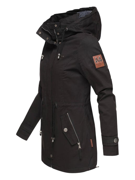 Marikoo leichte Damen Übergangsjacke mit abnehmbarer Kapuze - Image 2