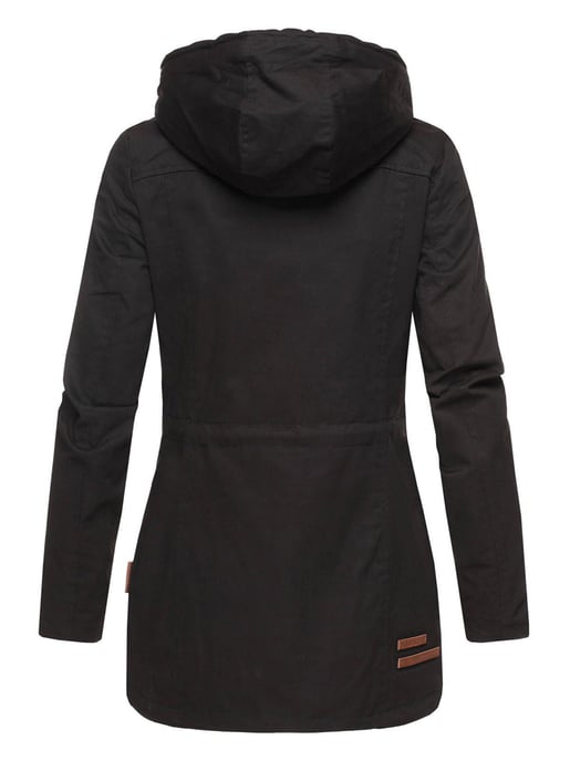 Marikoo leichte Damen Übergangsjacke mit abnehmbarer Kapuze - Image 3