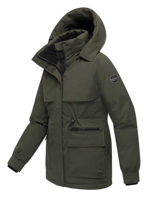 Marikoo Damen Winterjacke Shigaraa mit abnehmbarer Kapuze & Magnettaschen - Image 2