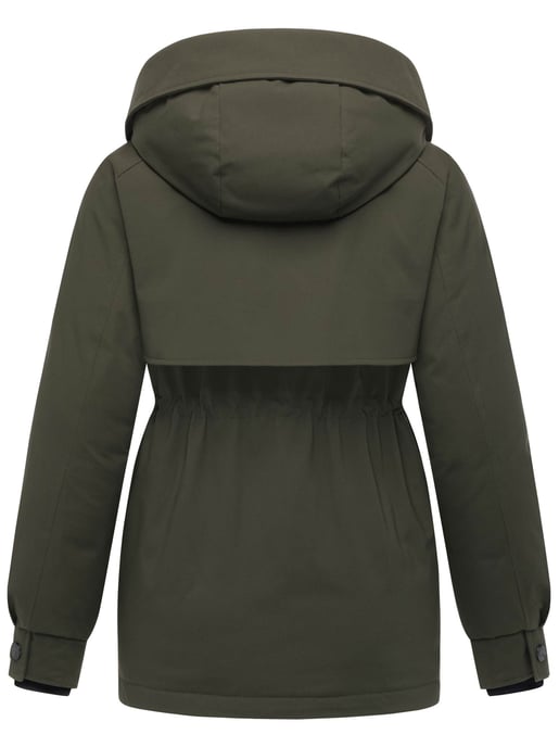 Marikoo Damen Winterjacke Shigaraa mit abnehmbarer Kapuze & Magnettaschen - Image 3