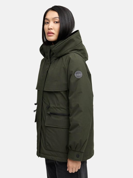 Marikoo Damen Winterjacke Shigaraa mit abnehmbarer Kapuze & Magnettaschen - Image 6
