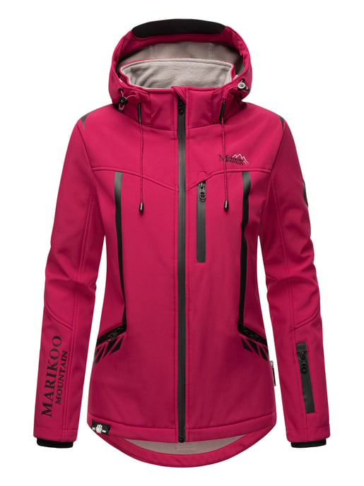 Marikoo Damen Softshelljacke – Mount-Cho-Oyu mit abnehmbarer Kapuze - Image 2