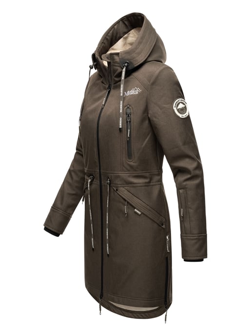 Marikoo Damen Softshelljacke – Racquellee mit Kapuze & Fleecefutter - Image 3