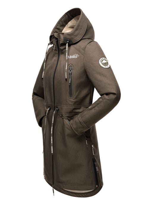 Marikoo Damen Softshelljacke – Racquellee mit Kapuze & Fleecefutter - Image 5