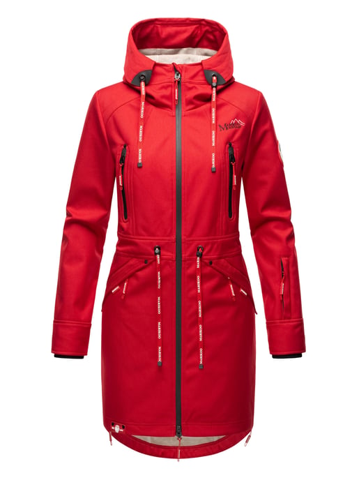 Marikoo Damen Softshelljacke – Racquellee mit Kapuze & Fleecefutter - Image 2