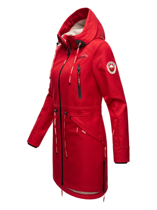 Marikoo Damen Softshelljacke – Racquellee mit Kapuze & Fleecefutter - Image 3
