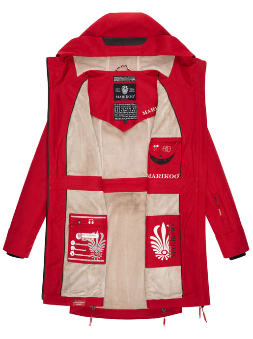 Marikoo Damen Softshelljacke – Racquellee mit Kapuze & Fleecefutter - Image 6