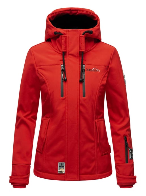 Marikoo Damen Softshelljacke – Kleine Zicke, warm mit Kapuze & Fleecefutter - Image 2