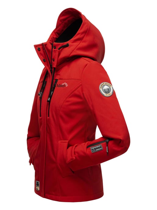 Marikoo Damen Softshelljacke – Kleine Zicke, warm mit Kapuze & Fleecefutter - Image 5