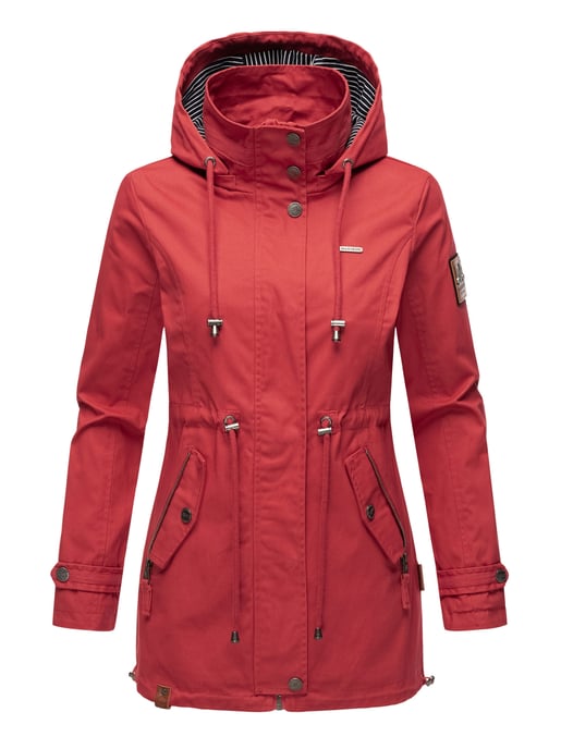 Marikoo leichte Damen Übergangsjacke mit abnehmbarer Kapuze - Image 2