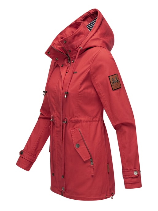 Marikoo leichte Damen Übergangsjacke mit abnehmbarer Kapuze - Image 3