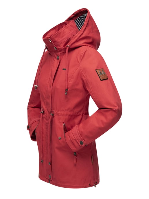 Marikoo leichte Damen Übergangsjacke mit abnehmbarer Kapuze - Image 4