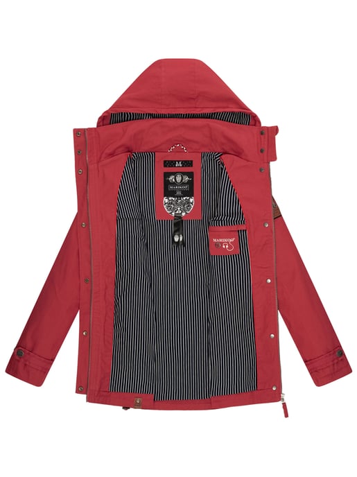 Marikoo leichte Damen Übergangsjacke mit abnehmbarer Kapuze - Image 6