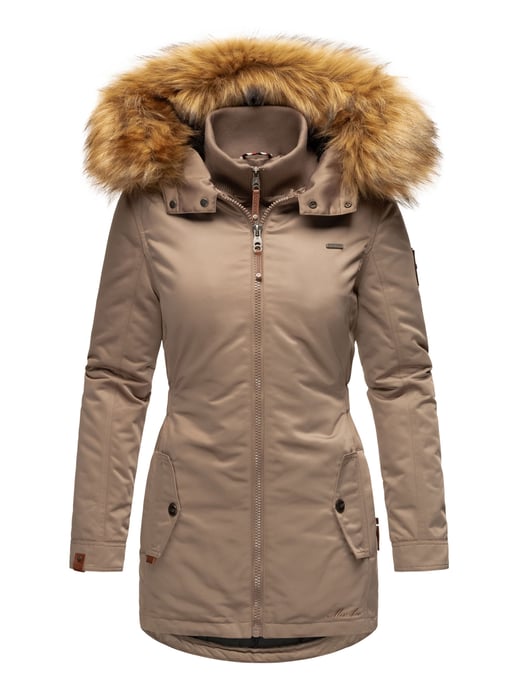 Marikoo Damen Winterjacke – Sanakoo, warm mit abnehmbarem Fellkragen - Image 2