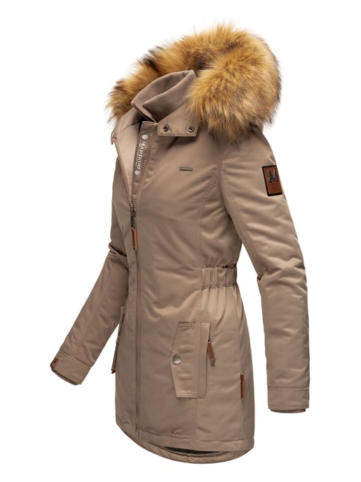 Marikoo Damen Winterjacke – Sanakoo, warm mit abnehmbarem Fellkragen - Image 3