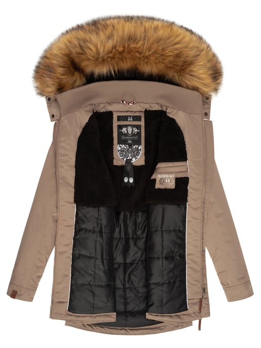 Marikoo Damen Winterjacke – Sanakoo, warm mit abnehmbarem Fellkragen - Image 5