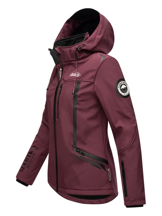 Marikoo Damen Softshelljacke – Mount-Cho-Oyu mit abnehmbarer Kapuze - Image 3