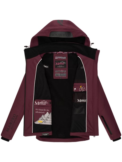 Marikoo Damen Softshelljacke – Mount-Cho-Oyu mit abnehmbarer Kapuze - Image 6