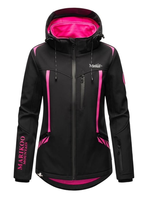 Marikoo Damen Softshelljacke – Mount-Cho-Oyu mit abnehmbarer Kapuze - Image 2
