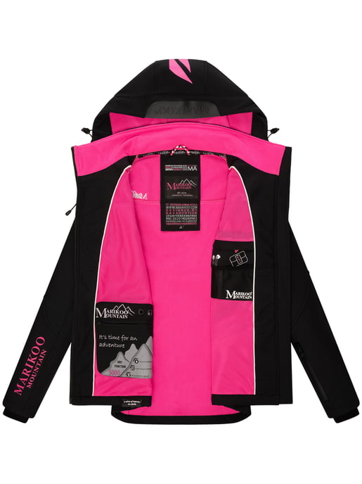 Marikoo Damen Softshelljacke – Mount-Cho-Oyu mit abnehmbarer Kapuze - Image 6