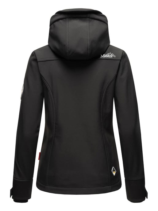 Marikoo Damen Softshelljacke – Kleine Zicke, warm mit Kapuze & Fleecefutter - Image 4