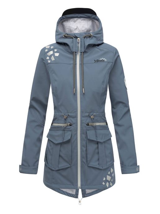 Marikoo Damen Softshelljacke – Ulissaa mit Kapuze & Reflektoren - Image 2