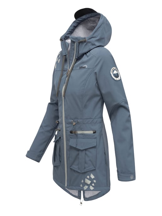 Marikoo Damen Softshelljacke – Ulissaa mit Kapuze & Reflektoren - Image 3