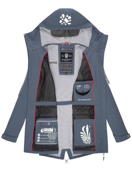 Marikoo Damen Softshelljacke – Ulissaa mit Kapuze & Reflektoren - Image 6
