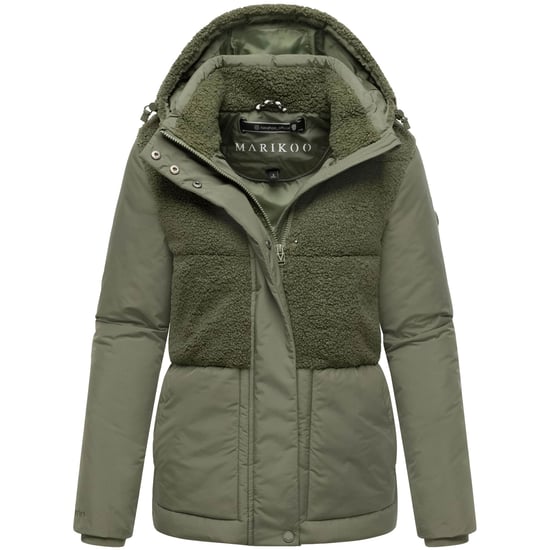 Marikoo Damen Winterjacke Sheeta mit Teddyfleece & Kapuze - Image 1