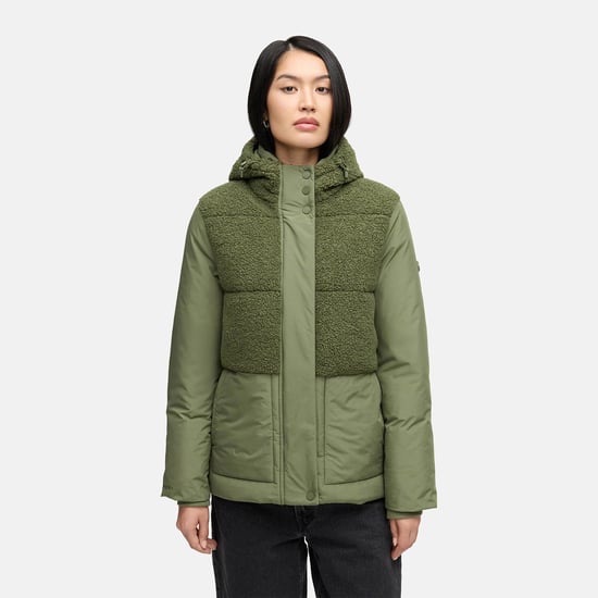 Marikoo Damen Winterjacke Sheeta mit Teddyfleece & Kapuze - Image 5