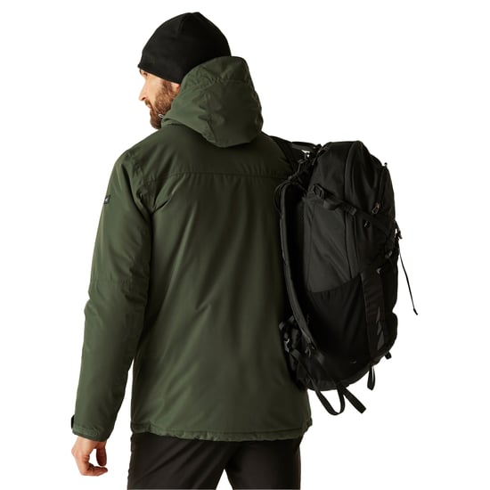 Regatta Herren Thornridge Isolierte Wasserdichte Jacke (Dunkelkhaki) - Image 6