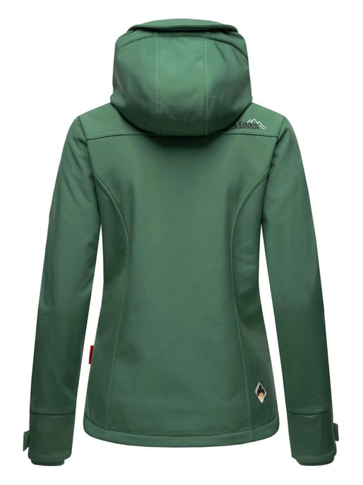 Marikoo Damen Softshelljacke – Kleine Zicke, warm mit Kapuze & Fleecefutter - Image 4