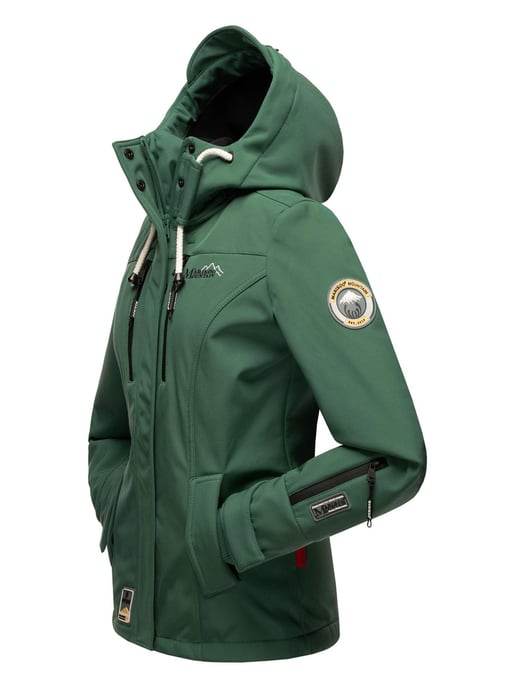 Marikoo Damen Softshelljacke – Kleine Zicke, warm mit Kapuze & Fleecefutter - Image 5