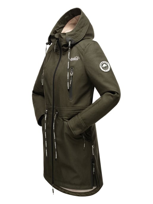 Marikoo Damen Softshelljacke – Racquellee mit Kapuze & Fleecefutter - Image 5