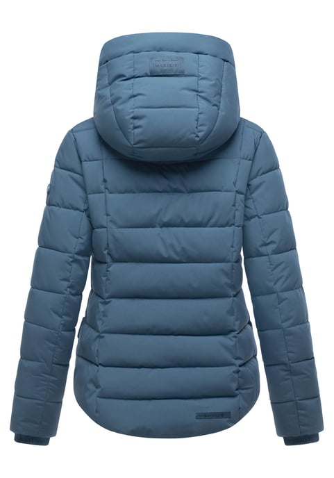 Marikoo Damen Steppjacke Tayenaa mit Kapuze & warmem Fleecefutter - Image 3