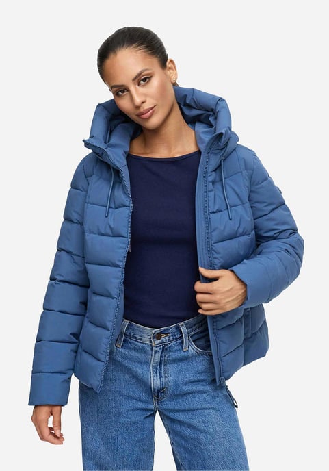 Marikoo Damen Steppjacke Tayenaa mit Kapuze & warmem Fleecefutter - Image 5
