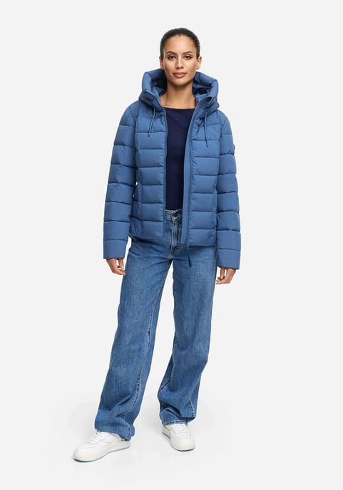 Marikoo Damen Steppjacke Tayenaa mit Kapuze & warmem Fleecefutter - Image 6