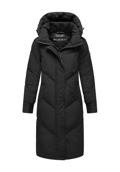 Marikoo Damen Steppmantel Teonaa mit Kapuze & sportlich-elegantem Look - Image 1