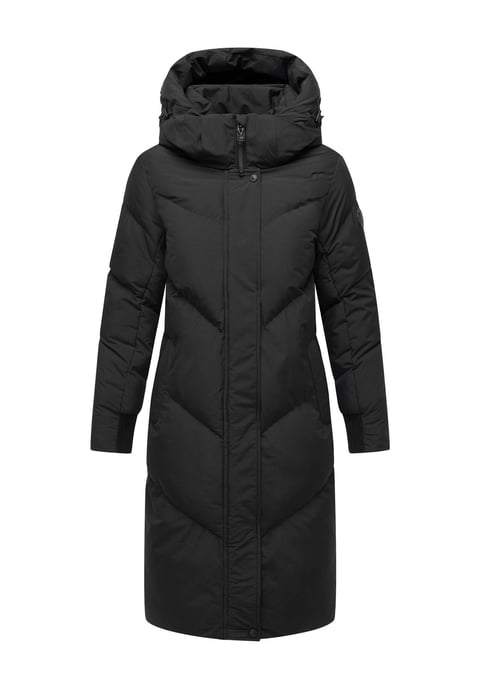 Marikoo Damen Steppmantel Teonaa mit Kapuze & sportlich-elegantem Look - Image 2