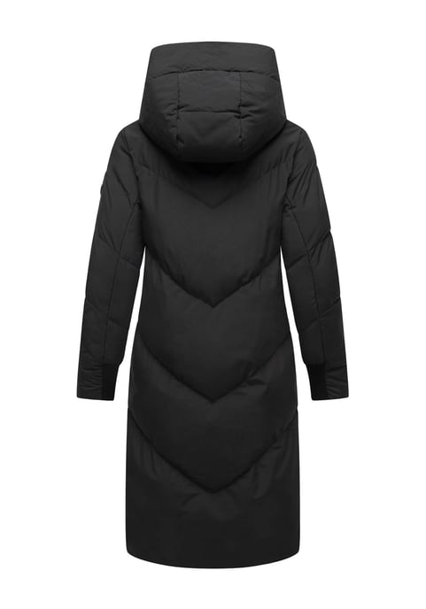 Marikoo Damen Steppmantel Teonaa mit Kapuze & sportlich-elegantem Look - Image 4
