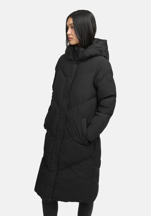 Marikoo Damen Steppmantel Teonaa mit Kapuze & sportlich-elegantem Look - Image 6