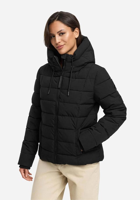 Marikoo Damen Steppjacke Tayenaa mit Kapuze & warmem Fleecefutter - Image 5