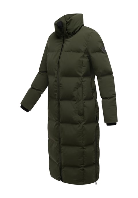 Marikoo Damen Winter Steppmantel Tikoraa mit abnehmbarer Kapuze - Image 4