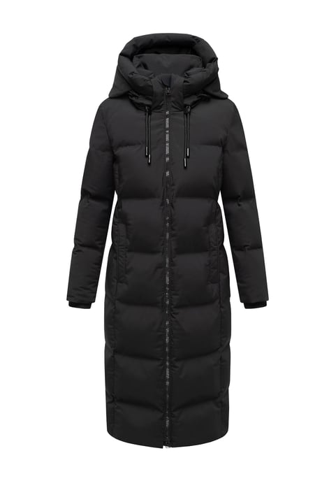 Marikoo Damen Winter Steppmantel Tikoraa mit abnehmbarer Kapuze - Image 2